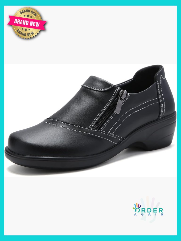 Slip-On Loafers Women Comfort Dressy Low Heel Business Casual Office Work Shoes